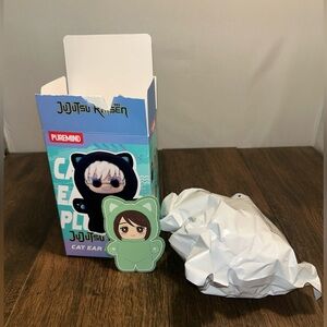 PUREMIND X Jujutsu Kaisen Cat Ear Plush Keychain Confirmed Color Blind Open Box